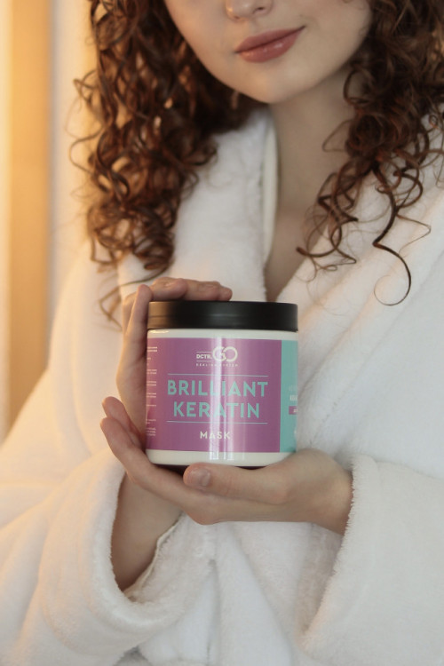 Kератиновая маска для любого типа волос 250 мл. Keratin SPA hair repair в Краснодаре