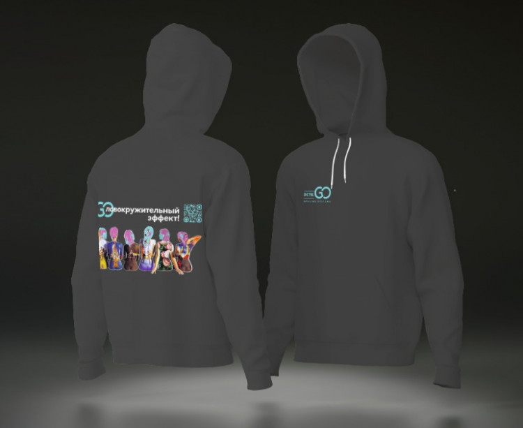 Худи с логотипом Dctr.Go в Краснодаре