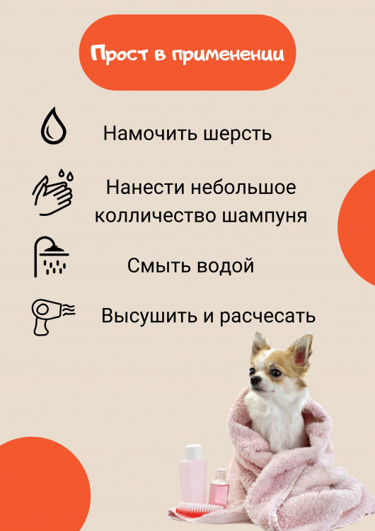 Dctr.Go Шампунь-бальзам для животных  Sнampoo Therapy "Мультиуход" 250 ml в Краснодаре