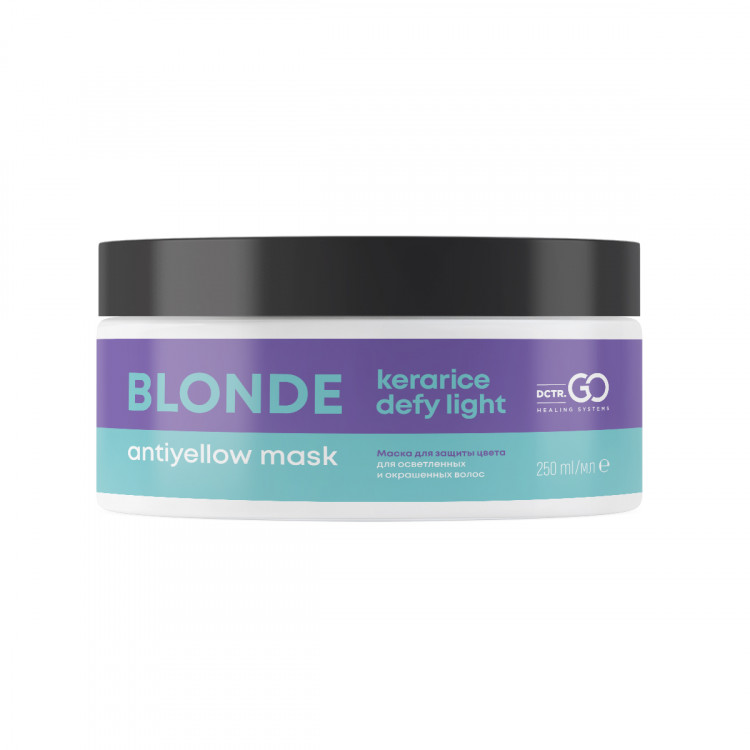 Блонд маска для защиты цвета Kerarice Defy Lidht Dctr.Go 250мл в Краснодаре